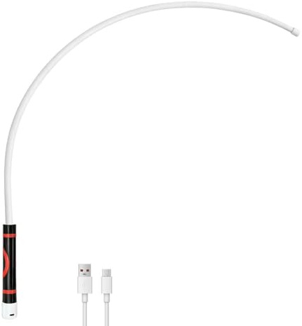 WDKXCN LED Arbeitsleuchte, 76CM Flexibler Werkstattlampe LED mit 3 Helligkeitsstufen, Biegsame Arbeitslampe, Hoher Leuchtkraft Werkstatt Lampe KFZ Lampe Stablampe für Autoreparaturen, Werkstatt