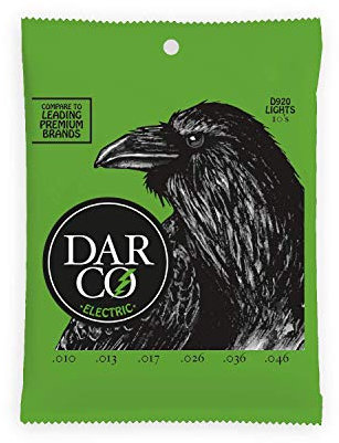 Martin D9200 - Juego de cuerdas para guitarra eléctrica de níquel, .010-0.046