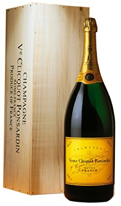 Veuve Clicquot Brut Yellow Label Jeroboam Champagner Brut mit Holzkiste (1 x 3 l)
