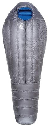 Summit Daunenschlafsack, 15 Grad, groß, 800+ Bauschkraft, wasserabweisend unter 0,9 kg, ultraleicht, Rucksackreisen, Mumienschlafsack für Wandern, Jagd, Überleben und Camping Outdoor Vitals