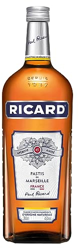 RICARD Pastis de Marseille Apéritif anisé - 45%, 200cl