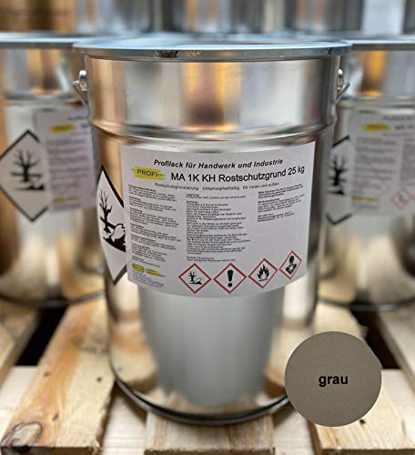 PROFI Rostschutzfarbe Grundierung Primer Grau Zinkphosphat 25kg