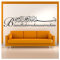 Wandora W1482 Wandtattoo Spruch Bismillah I beige (BxH) 100 x 20 cm I Islam Allah Arabisch Gott Türkei Aufkleber Wandaufkleber Wandsticker