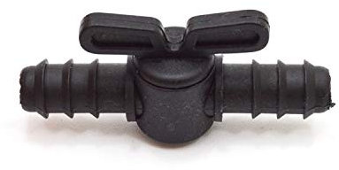 S&M 543593 Llave de paso Goteo, Negro, 3x8.50x12 cm, 543593