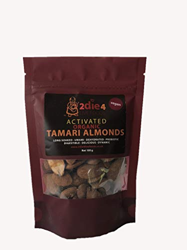 2Die4 Activated Tamari Almonds Organic, 100 g