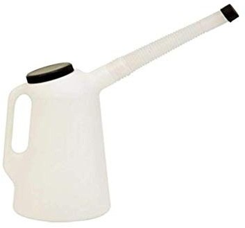 Unibos 2 Litre Fluid Fuel/Oil Measuring Jug & Flexi Spout With Secure Lid