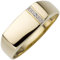 Jobo Herren-Ring aus 14 Karat 585 Gold mit Diamant Größe 66