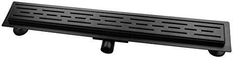 S SIENOC Desagüe ducha 70CM,Canaleta Ducha, Canaleta de desagüe de acero inoxidable extremadamente plano- Rejilla de ducha de desagüe de suelo de baño de acero inoxidable baño largo invisible