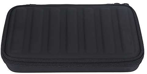 Mundharmonika-Etui, PU-Leder Schwarz Tragetasche für 7 Mundharmonikas