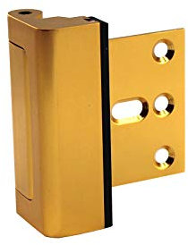 One Piece of Aluminum Alloy Security Door Lock Reinforcement Dead Bolt Child Safety Door lockoxidized Gold Color