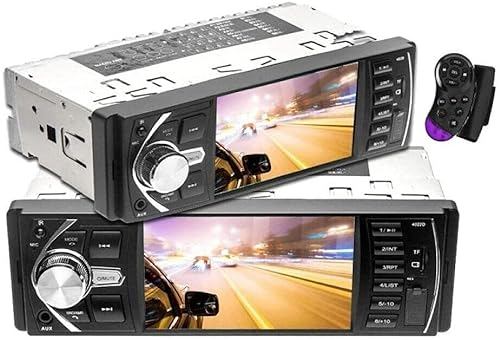 TOTMOX 1 DIN Bluetooth Car Stereo Navigatore, 4.1 pollice Schermo LCD WIFI Multimedia Lettore MP5, con 2 Telecomandi, Radio FM, Supporto TF Card