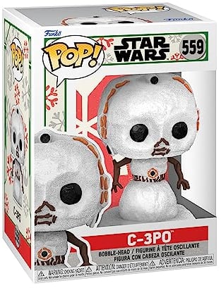 Funko Pop! Star Wars: Holiday - C-3PO - Schneemann - Vinyl-Sammelfigur - Geschenkidee - Offizielle Handelswaren - Spielzeug Für Kinder und Erwachsene - Movies Fans - Modellfigur Für Sammler
