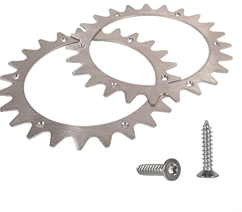 Edelstahl Mähroboter Spikes für Worx Plus S/MTraktionsverbesserung für Roboter-Rasenmäher mit verbesserter Traktion für Zubehör Off-Wheel-Räder