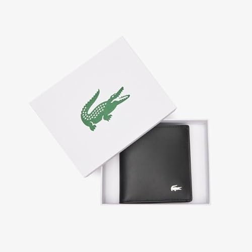 Lacoste NH4405FG00000 FG Compact Wallet, Schwarz, 00