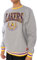 New Era Los Angeles Lakers Felpa da uomo, grigio/viola, XXXL