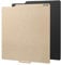 Comgrow PEI-Folie 257x257x2 mm für Bambu Lab 3D-Drucker, doppelseitige Bauplatte mit strukturiertem/glattem magnetischem Druckbett und flexibler Federstahlabdeckung Bambu Lab X1-Carbon, P1P und P1S