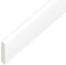 Virtual Plastics White Plastic Trim - 20mm x 5m - Rounded Edge - Gloss Finish