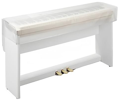 Keyboard Electronic Piano Dust Cover - Matte Transparent Design for Stylish Protection (88 keys)