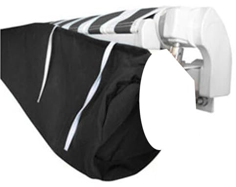 Awning Cover, Retractable Canopy Sun Protector Awning Dust Cover Awning Bag with Strings, Heavy Duty Waterproof Polyester Fabric of 3M Wide for Outdoor Balcony Patio Canopy Storage Bag