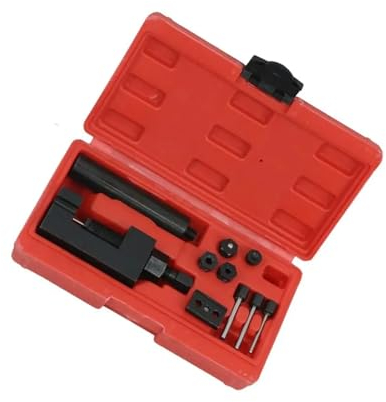 LoRier Motorcycle Bike Chain Breaker Rivet Press Tool For ATV 520 525 530 Chain Non O-ring And O-ring Chain Riveting Breaker Tool Kit