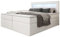 Luxusbetten24 Boxspringbett Repos 180x200 Doppelbett Polsterbett Bett mit LED und USB | Bezug: | Farbe: Weiß | Härtegrad: H3 (70-100kg)