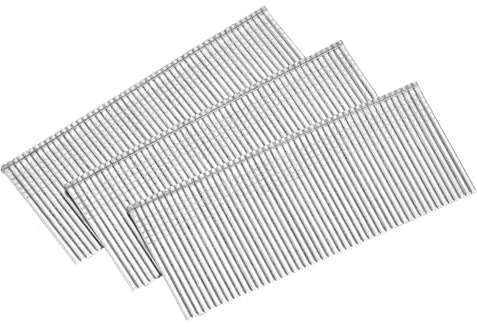 sourcing map 500Pcs 16 Gauge Brad Nails, 1-1/4 Length Straight Finish Nails, Galvanized 304 Stainless Steel Nails for Woodworking Construction, Silver