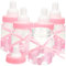 GLSTOY Babyparty- 24 Stück Mini-flaschen Süßigkeitenhalter Elegante Süßigkeiten-geschenkboxen für Hochzeit Geburtstag