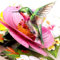 YianHien 3D Geburtstagskarte Frau Kolibri, Pop Up Karte Geburtstag Blumen, Kolibri Karte Geburtstag Geschenke für Frauen zum Danke Jahrestag Lehrertag Ruhestand Gute Besserung Glückwunsch