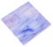 QUARKZMAN Vitrail Feuille Mosaïque Carreau 3.9 Inch x 3.9 Inch Vitrail Violet Vif Pour Artisanat DIY, Projet Artistique