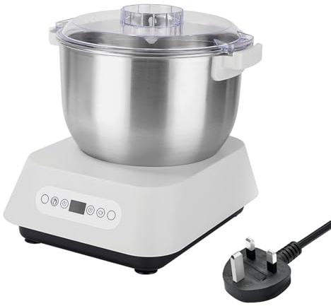Electric Dough Maker, 7L Stainless Steel Dough Flour Mixer, Automatic Stand Mixer for Home Baking, Large Capacity Automatic kneading Machine, Thermostatic Fermentation, Intelligent Timer