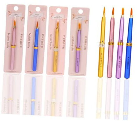 FRCOLOR 3 Stück Lippenkonturenstift Make Up Werkzeug mit Synthetischen Fasern Multifunktionaler Kosmetikpinsel für Schönheitssalon und Persönliche Anwendung Zufällige Farbe