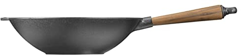 SKEPPSHULT Wok, Cast Iron, 30 cm