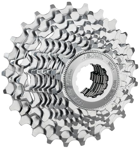 Miche Primato 10 Speed Cassette, Silver, 12/27t, Compatible with Campagnolo