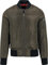 Urban Classics 2-Tone Bomber Jacket, Multicolore (Darkolive/Black), S Uomo