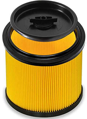 Parkside Filtro pieghevole con coperchio a baionetta per aspirapolvere bagnato asciutto PNTS 1300 B2 IAN 69502 (senza intreccio interno in acciaio, versione flessibile)
