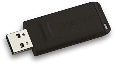 Verbatim 49328 USB Flash Drive 128 GB 2.0 Black - USB Flash Drives (128 GB, 2.0, Slide, 8 g, Black)