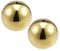 sourcing map 50mm Dia 201 Stainless Steel Hollow Cap Ball Spheres for Handrail Stair Newel Post Gold Tone 2pcs