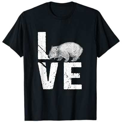 Wombat Besitzer Wombat Liebhaber Ich Liebe Wombat Tier T-Shirt