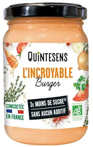 Quintesens - L'Incroyable sauce burger 180g - unité
