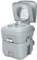 Giantex Toilettes portables de camping avec réservoir d'eau douce 12 l et réservoir d'eaux usées 20 l, démontables, intérieur et extérieur pour camping, pêche, voyage, bateau (gris)