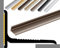 (10,49EUR/m) NALine Abschlussprofil | 22 x 15 x 1700 mm | bronze eloxiert | Innenwinkel Treppenbelag | Bodentiefe Fenster oder Balkon Abschluss | Sockelprofil | Wandabschlussleiste