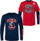 Outerstuff NFL Jungen Jugend 8-20 Game Day Team Color 3er-Pack T-Shirt und Langarm Combo Shirt Set, New England Patriots, L