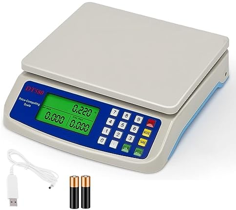 Báscula balanza de Cocina Digital peso electrónico de presición 1g - 30kg kilos 2 en 1 inalambrica o USB Para el hogar o comercio Pesar Alimentos