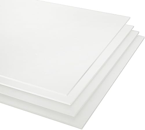 AKOAFE 4PCS A3 Acrylic Sheet Clear Perspex Sheet 3mm Thick Plastic Sheet Acrylic Board for DIY, Craft, Protective Film, Glass Replacement, 29.7 x 42cm