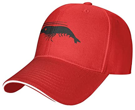 Garnelen Garnelen verstellbar Sandwich Bill Hut Baseball Cap Trucker Cap