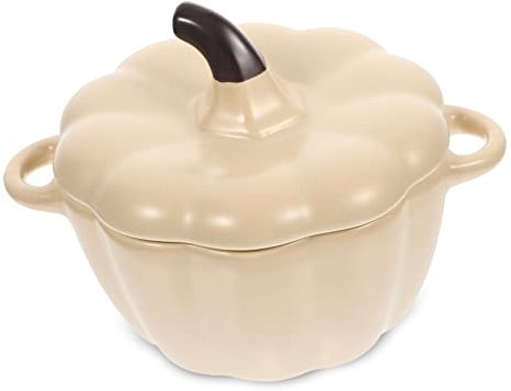 PRETYZOOM Cuenco de Cerámica para Sopa de Calabaza Olla para Guisar Ensaladera Y Ligero