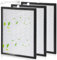 Kigniote Paquete de 3 filtros HEPA compatibles con deshumidificador Meaco 20L 20LE de baja energía y purificador de aire 2 en 1 H13 Hepa filtro de repuesto para deshumidificador Meaco 20L (26 x 19 x 1