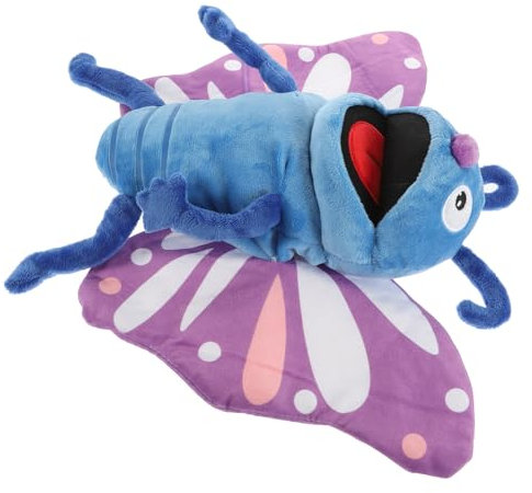 UPKOCH Butterfly Plush Hand Puppet Storytelling Toy for Boys and Girls Finger Puppet Soft Material Educational for Children