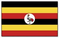 Flagge 90 x 150 : Uganda