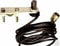 Flat bar mirror mount, cable and PL259 for CB Radio Antennas